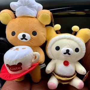 Rilakkuma Plush Bundle - New With Tags